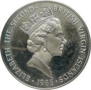 50 Cents - Elizabeth II Dolphin Fish obverse image