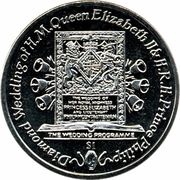 1 Dollar - Elizabeth II The Wedding Programme, United Kingdom, 2007 reverse image