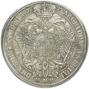 1 Thaler - Leopold I Breslau, Bohemia, 1695-1696 reverse image