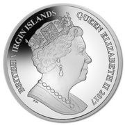 10 Dollars - Elizabeth II JFK 100th Anniversary; Silver Piedorf obverse image