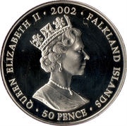 50 Pence - Elizabeth II Royal Crown obverse image