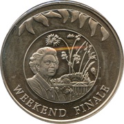 50 Pence - Elizabeth II Weekend Final, United Kingdom, 2002 reverse image
