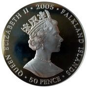 50 Pence - Elizabeth II Churchill - Author obverse image