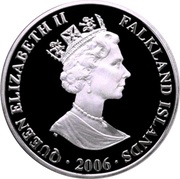 1 Crown - Elizabeth II John Ross and James Clark Ross; Silver Proof Issue obverse image