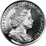 1 Crown - Elizabeth II Falkland Islands Fishery; Silver Proof Issue obverse image