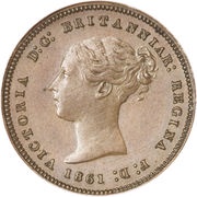 ½ Quart - Victoria obverse image