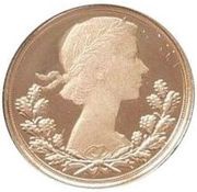 ½ Sovereign - Elizabeth II Platinum Jubilee, United Kingdom, 2022 reverse image