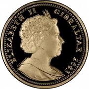 1 Sovereign - Elizabeth II Golden Jubilee - Royal Couple with baby obverse image