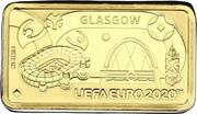1 Pound - Elizabeth II UEFA Euro 2020 - Glasgow, United Kingdom, 2020 reverse image