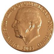 1 Pound - Charles III Coronation obverse image