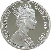 5 Pounds - Elizabeth II 2004 Summer Olympics - Sweden obverse image