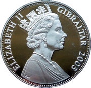 5 Pounds - Elizabeth II Funeral ship and document obverse image