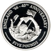 5 Pounds - Elizabeth II England '66 - Jubilant Crowd, United Kingdom, 2006 reverse image