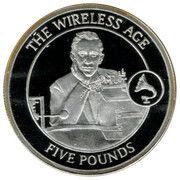 5 Pounds - Elizabeth II The Wireless Age, United Kingdom, 2009 reverse image