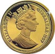 1⁄25 Crown - Elizabeth II Cleopatra obverse image