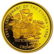 ⅕ Crown - Elizabeth II The Flintstones, United Kingdom, 1996 reverse image