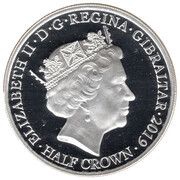 ½ Crown - Elizabeth II Road to Victory - Peace obverse image
