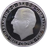 ½ Crown - Charles III Winston Churchill - A True British Icon obverse image