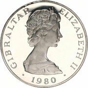 1 Crown - Elizabeth II Admiral Lord Nelson; Silver Proof obverse image
