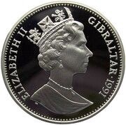 1 Crown - Elizabeth II Royal Yacht 'Britannia'; Silver Proof obverse image