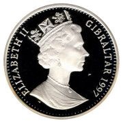 1 Crown - Elizabeth II Cleopatra; Silver proof obverse image