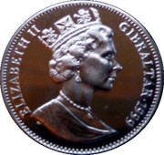 1 Crown - Elizabeth II Operation Manna obverse image
