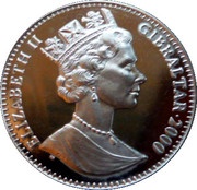 1 Crown - Elizabeth II Royals on Balcony-Victory obverse image