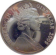 1 Crown - Elizabeth II Christmas broadcast obverse image