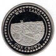 1 Crown - Elizabeth II WW1 Land, United Kingdom, 2014 reverse image