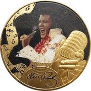 1 Crown - Elizabeth II Elvis Presley - All Shook Up, United Kingdom, 2021 reverse image