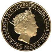 1 Crown - Elizabeth II Remembrance 2021 obverse image