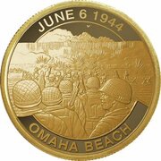 2 Crowns - Elizabeth II Omaha Beach, United Kingdom, 2019 reverse image