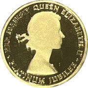 2 Crowns - Elizabeth II HM Queen Elizabeth Platinum Jubilee “70 years of Duty”, United Kingdom, 2022 reverse image