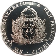 2 Dollars - Elizabeth II Lifetime of Service reverse image