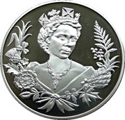 2 Dollars - Elizabeth II Lifetime of Service, United Kingdom, 2012 reverse image
