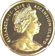 1 Crown - Elizabeth II Napoleon Bonaparte - Gold obverse image