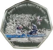 50 Pence - Elizabeth II wind in the willows, United Kingdom, 2021 reverse image
