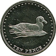 10 Pence - Elizabeth II, United Kingdom, 2009 reverse image
