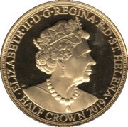 ½ Crown - Elizabeth II Napoleon at Austerlitz obverse image