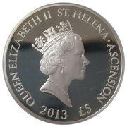5 Pounds - Elizabeth II Garter Day; Silver Proof obverse image