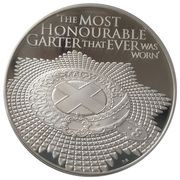 5 Pounds - Elizabeth II Garter Day; Silver Proof, United Kingdom, 2013 reverse image