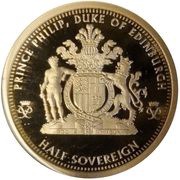 ½ Sovereign - Elizabeth II HRH Prince Philip, United Kingdom, 2021 reverse image