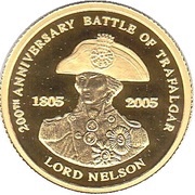 1 Pound - Elizabeth II Lord Nelson, United Kingdom, 2005 reverse image