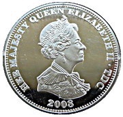 5 Pounds - Elizabeth II Anniversary of Lord Nelson's Birth; Silver obverse image