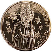 1 Crown - Elizabeth II St. Patrick, United Kingdom, 2010 reverse image