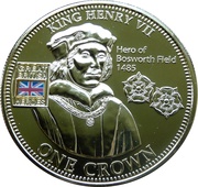 1 Crown - Elizabeth II King Henry VII, United Kingdom, 2010 reverse image