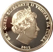 1 Crown - Elizabeth II Duke and Duchess of Cambridge obverse image