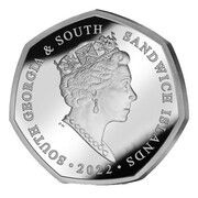 50 Pence - Elizabeth II Sir Ernest Shackleton's Final Expedition: Quest - Silver obverse image