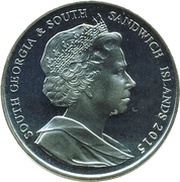 2 Pounds - Elizabeth II Discovery of South Georgia obverse image