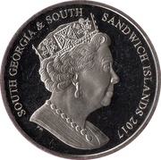 2 Pounds - Elizabeth II Blue Squid obverse image